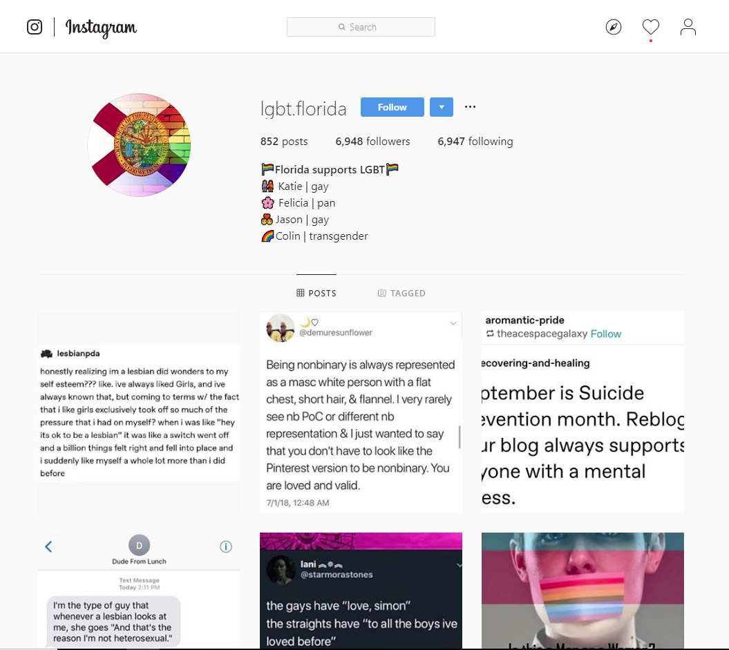Screenshot lgbt.florida profile